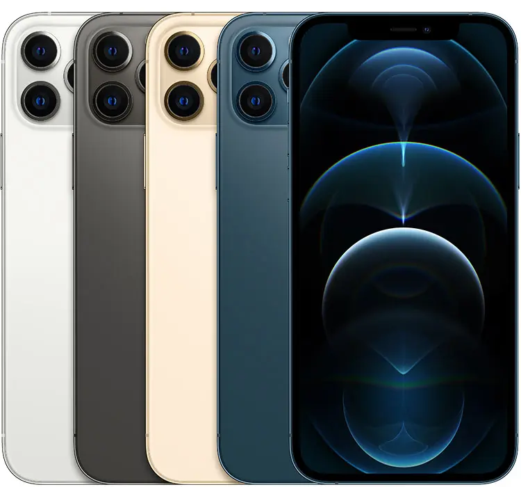 iPhone 12 Pro in available colours