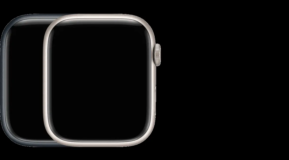 Apple Watch Series 7 Nike (GPS) in available finishes