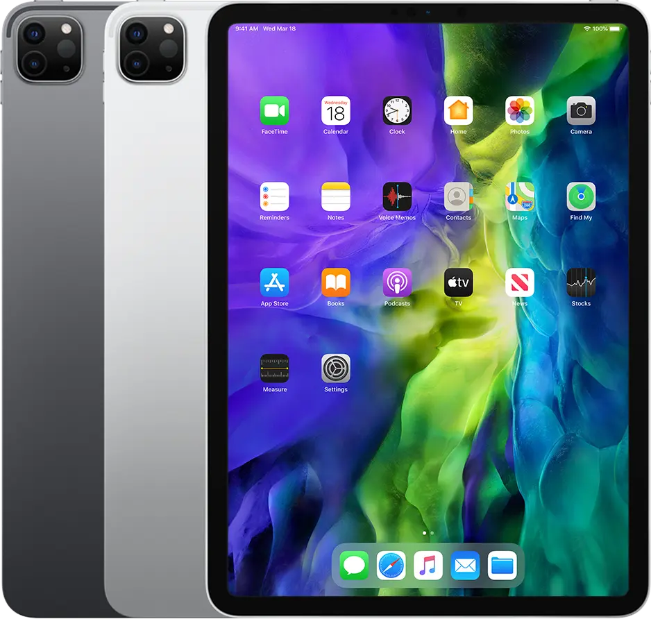 iPad Pro 11-inch (2nd generation) (Wi-Fi) in available finishes