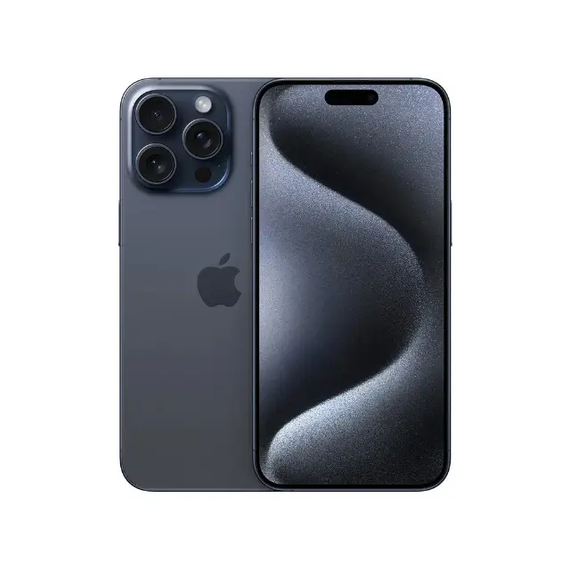 Used Apple iPhone 15 Pro Max 6.7-inch 1 TB Blue Titanium — Very Good