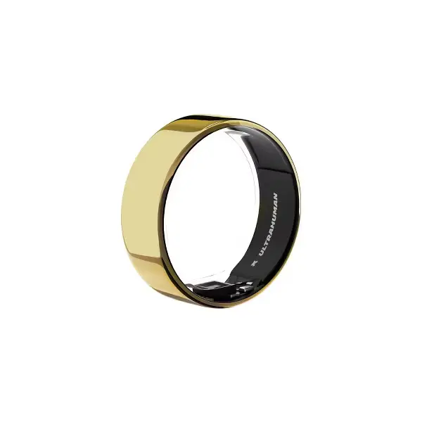 مستعمل Ultrahuman Ring AIR مقاس 8 ذهبي بيونيك — كالجديد — view 2