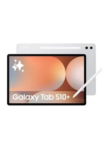 Used Samsung Galaxy Tab S10+ 5G 12.4-inch 256GB 12GB RAM Platinum Silver — Like New