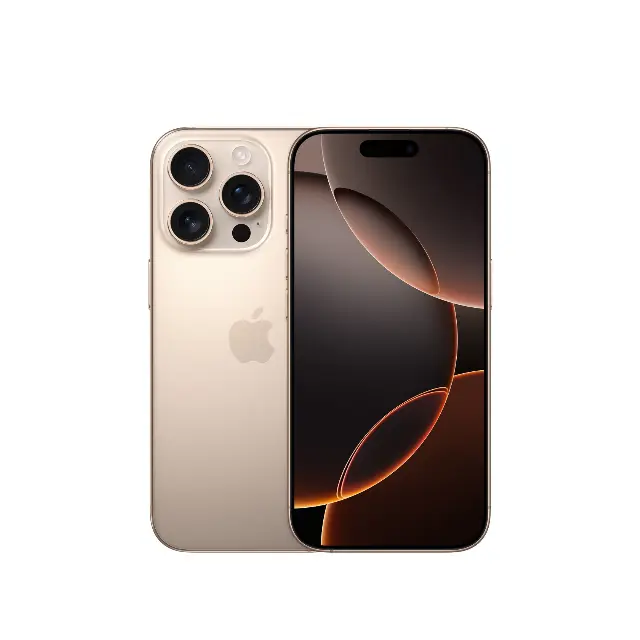 مستعمل Apple آيفون 16 برو 6.3 بوصة A18 Pro 256 جيجابايت تيتانيوم صحراوي — ممتاز
