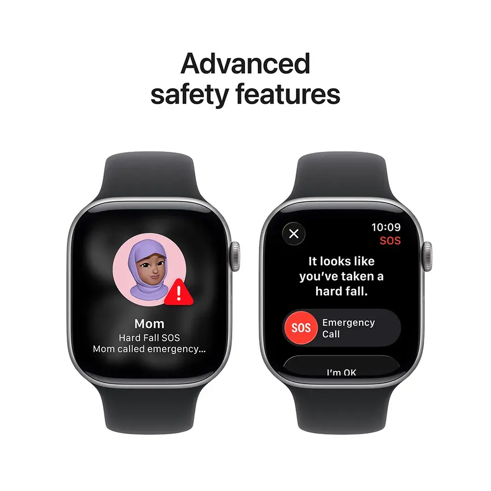 Used Apple Watch Series 11 42mm GPS + Cellular S10 SiP Aluminum Jet Black — Like New — view 3