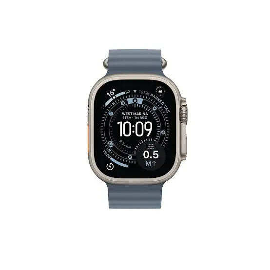Used Apple Watch Ultra 49mm Titanium GPS + Cellular Natural Titanium — Very Good — view 2
