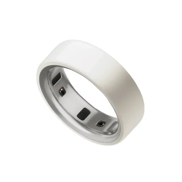 Oura Ring 4 Ceramic Cloud White - Size 7 Like New (A+)
