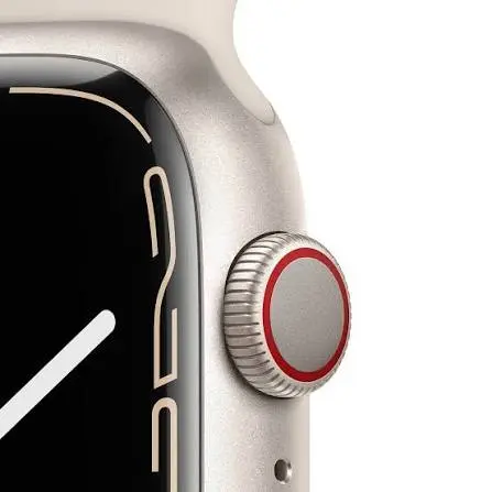 Used Apple Watch Series 7 45mm GPS + Cellular Stainless Steel Silver — Very Good — view 3
