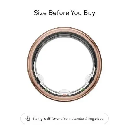 Used Oura Ring Gen 3 Horizon Size 8 — Very Good — view 3