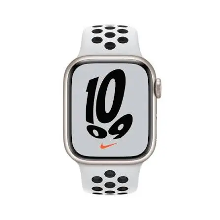 Used Apple Watch Series 7 Nike 41mm (GPS) Aluminum Starlight — Very Good — view 2