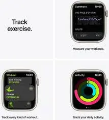 Used Apple Watch Series 7 Nike 41mm (GPS) Aluminum Starlight — Very Good — view 4