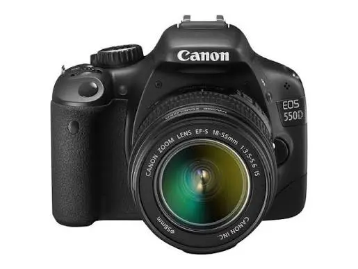 Used Canon EOS 550D 18MP APS-C DSLR Camera — Very Good — view 2