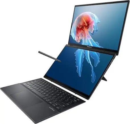 أسوس زينبوك ديو (2025) 14 بوصة 3K OLED بمعالج Intel Core Ultra 9 285H وذاكرة 32 جيجابايت وسعة 2 تيرابايت SSD ورسوميات Intel Arc مدمجة - غير نشط — view 2