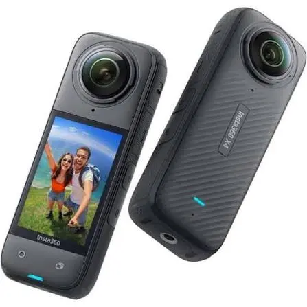 Used Insta360 X4 2.29-inch Touchscreen, microSD Card, Black, 8K 30fps 360° Video, Up to 72 MP (360°) Photos, 2290 mAh, Up to 10 m without a Dive Case, FlowState Stabilization — Like New — view 2