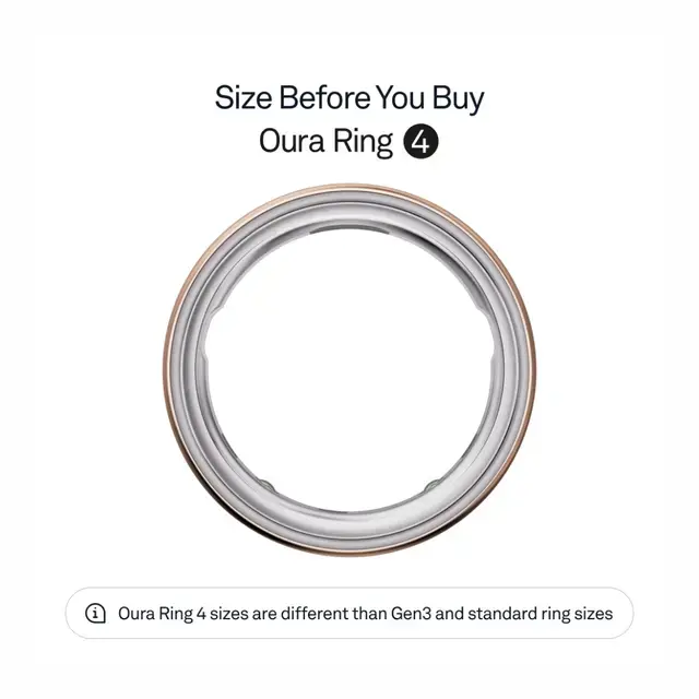 Used Oura Ring 4 Size 6 Silver — Very Good — view 4