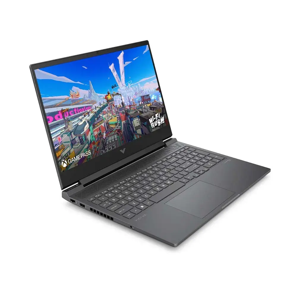 مستعمل HP Victus Gaming Laptop 16-r1013ne مقاس 16.1 بوصة بمعالج Intel Core i7-14650HX من الجيل 14 وبطاقة NVIDIA GeForce RTX 4050 Laptop GPU وسعة 1 تيرابايت SSD وذاكرة 16 جيجابايت فضي ميكا — كالجديد — view 4