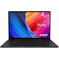 مستعمل ASUS ProArt PX13 HN7306W 2025 مقاس 12 بوصة شاشة لمس AMD Ryzen AI 9 HX 370 سعة 2 تيرابايت SSD وذاكرة 32 جيجابايت أسود نانو — كالجديد